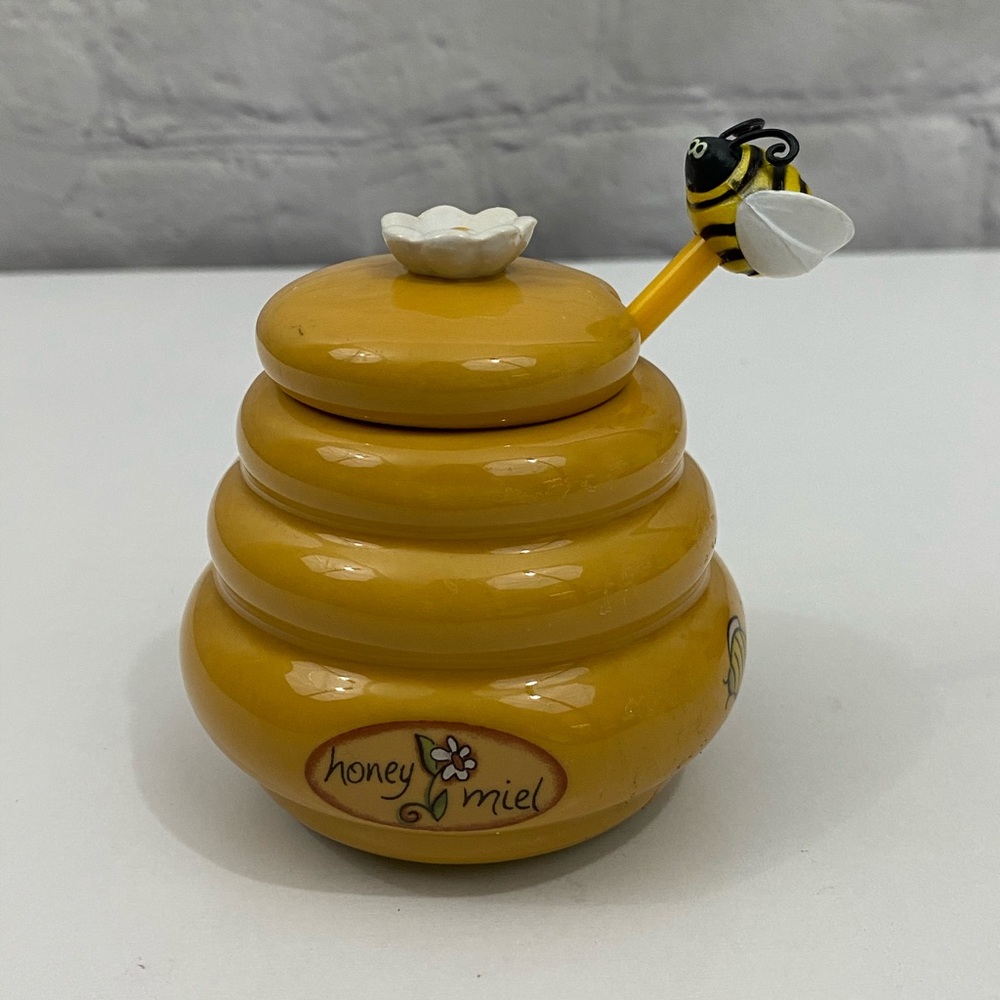 Honey Miel Container Bee